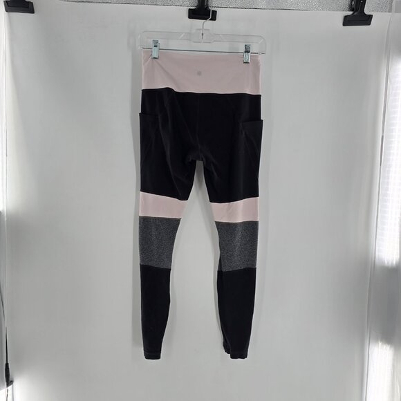 Athleta Modblock Salutation Tight,women’s small 158834 Color Block - Picture 3 of 9